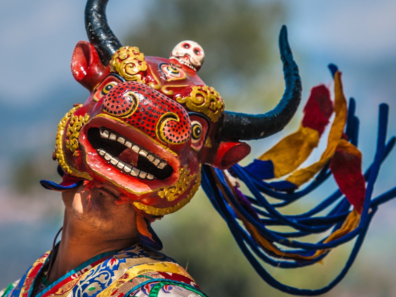 Festyn Tshechu w Paro